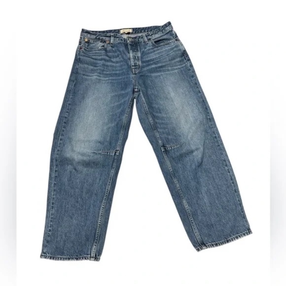 MADEWELL The Darted Barrel-Leg Jean size 29 Dobbins WashRigid - Picture 4 of 9